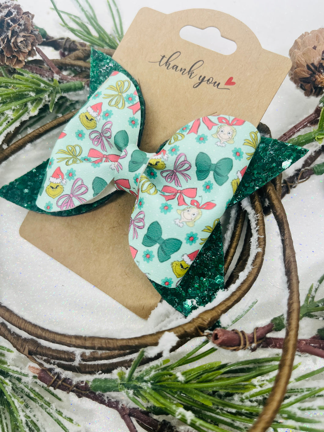 Grinch Bows