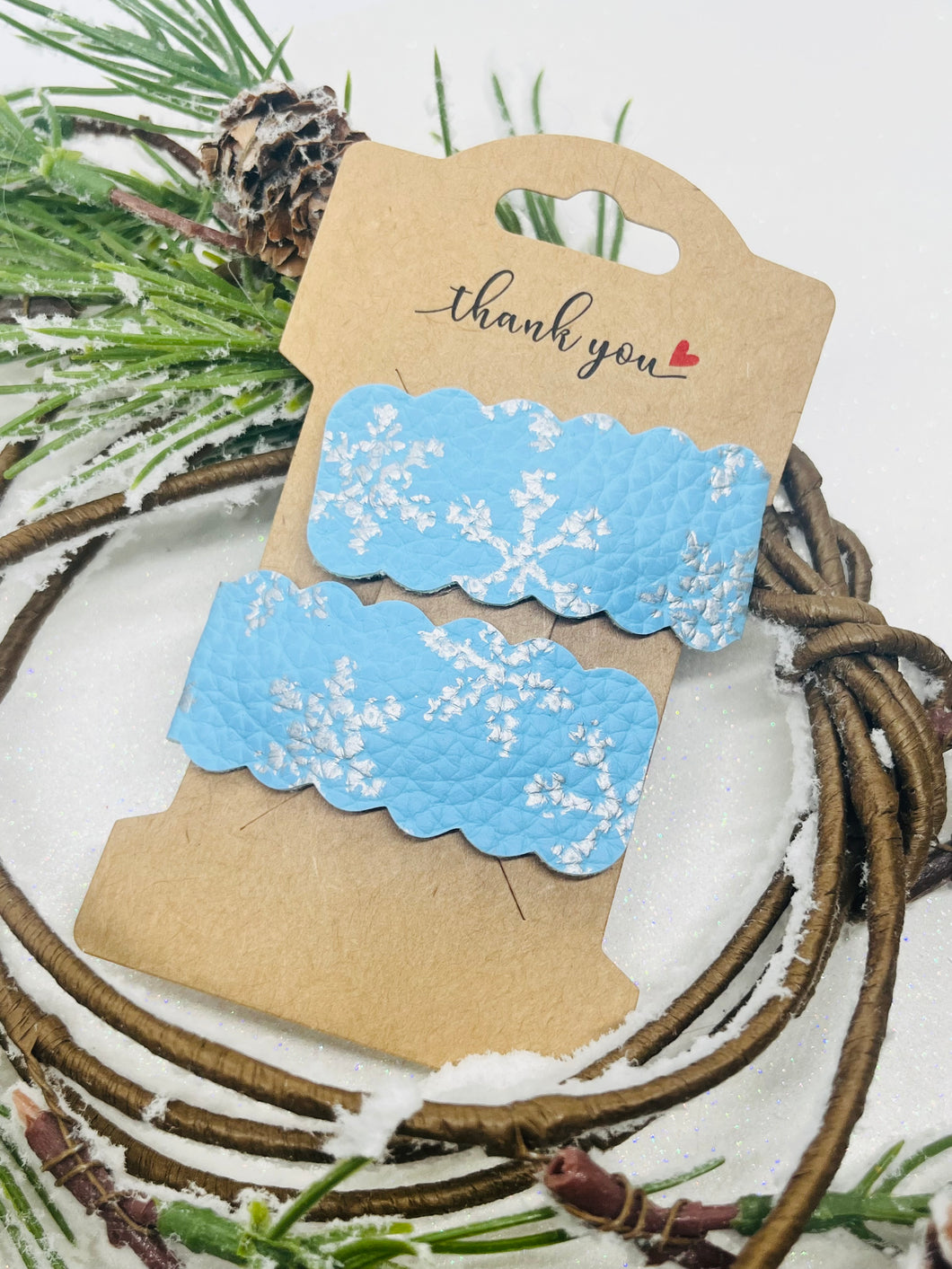 Blue Snowflake Snap Set