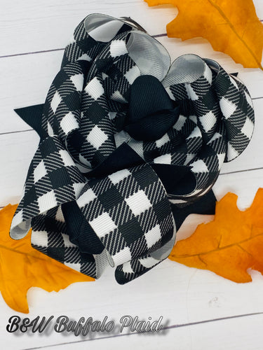 B&W Buffalo Plaid