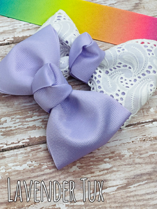 Lavender Tux Bow