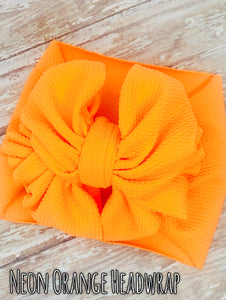 Neon Orange Headwrap