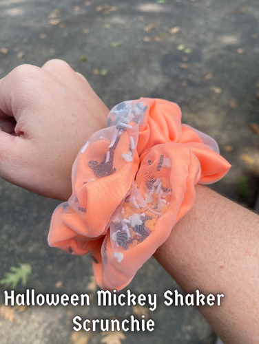 Mickey Halloween Shaker Scrunchie