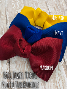 Fall Jewel Tones Plain Tux Bundle